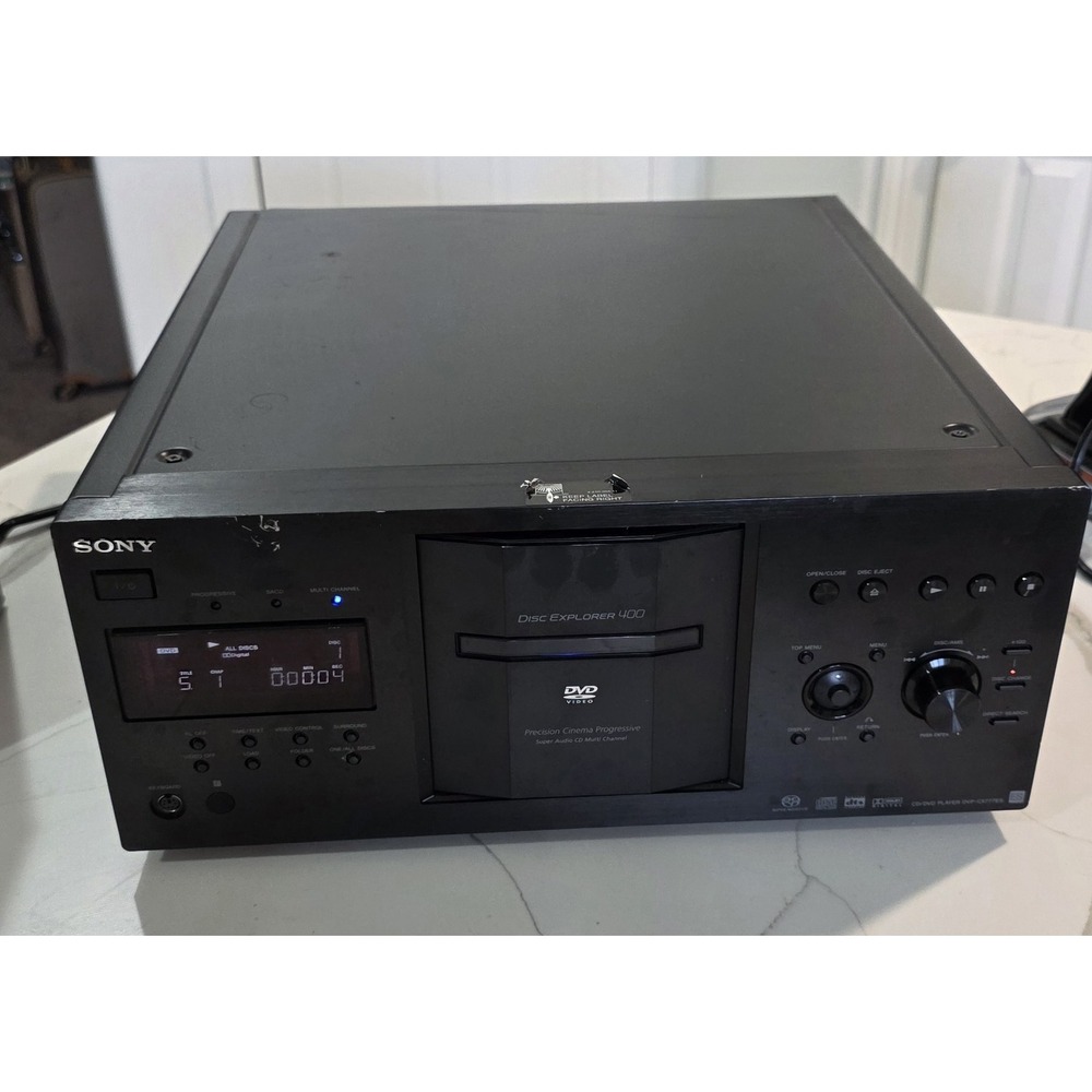 Sony DVP-CX777ES 400 Disc DVD CD Player Changer NO REMOTE